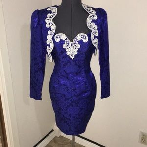 GUNNE SAX Auth Dress Shrug Vintage XXS